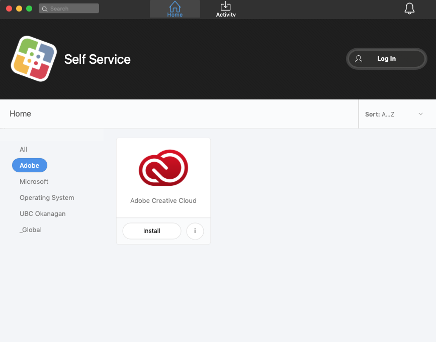 Adobe creative cloud app