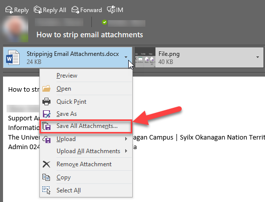 Outlook - Attach an Email to an Email